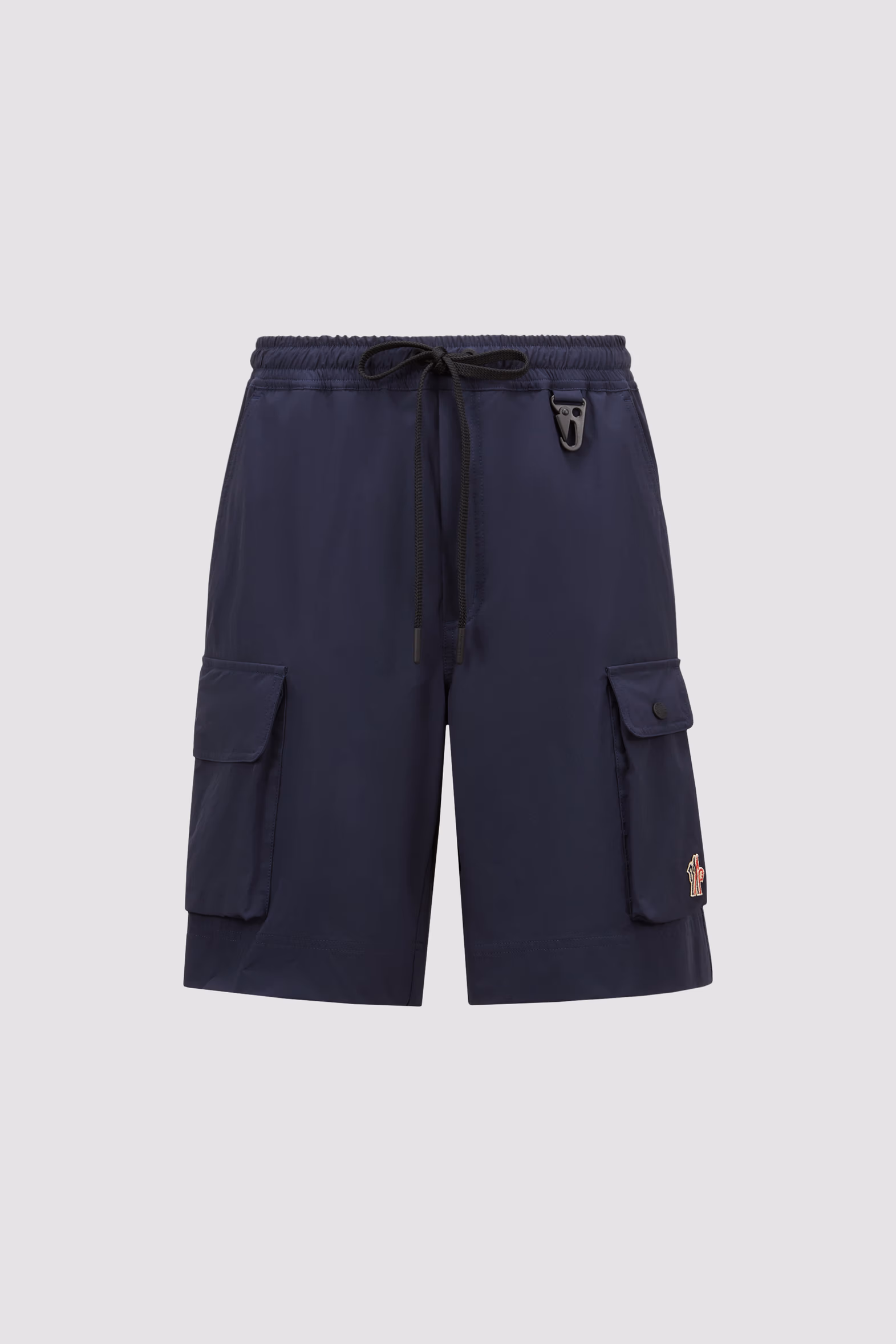 Water-Repellent Cargo Shorts Men Navy Blue Moncler 2